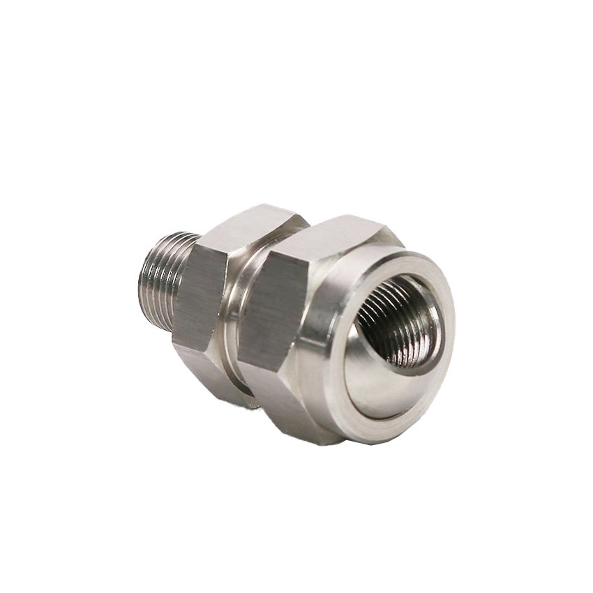 36275 1/4*1/4 304 Stainless Steel Adjustable Swivel Ball Joint Adaptor Fittings Spray Nozzle