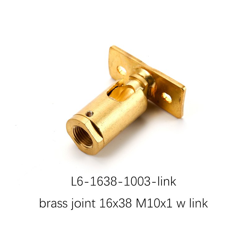 Factory Direct Sale Good Swivel Lamp Joint Brass Ball Joint M10