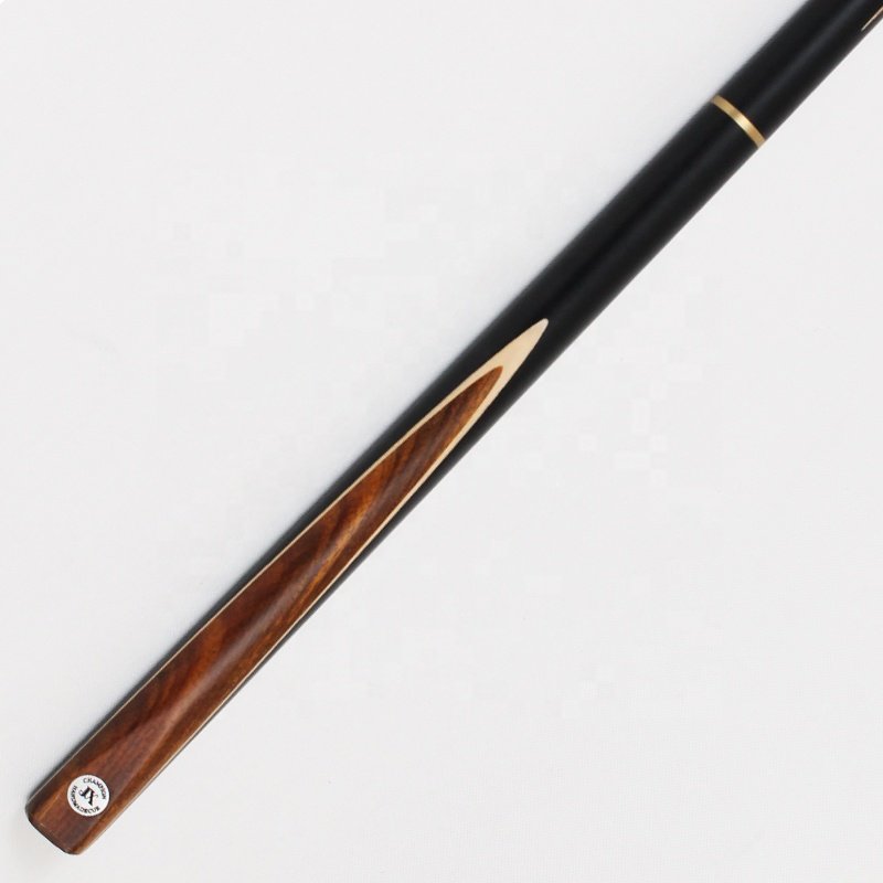 TQG-JX-049 57 Inch White Wax Wood Tip 10mm Solid Wood Three-Quarters Billiard Club Brass Snooker Cue Maple Butt Sleeve Steel