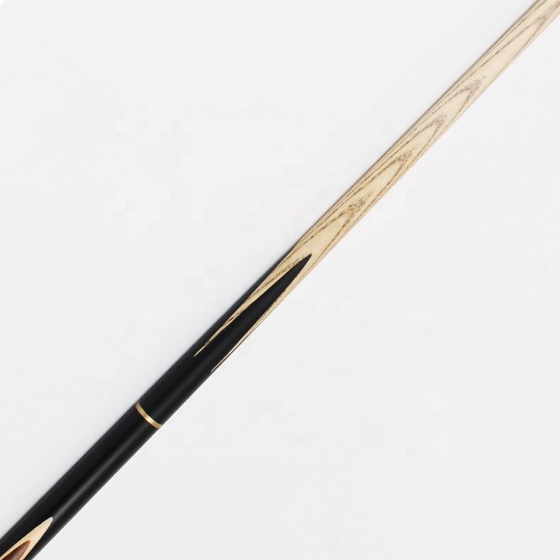 TQG-JX-049 57 Inch White Wax Wood Tip 10mm Solid Wood Three-Quarters Billiard Club Brass Snooker Cue Maple Butt Sleeve Steel