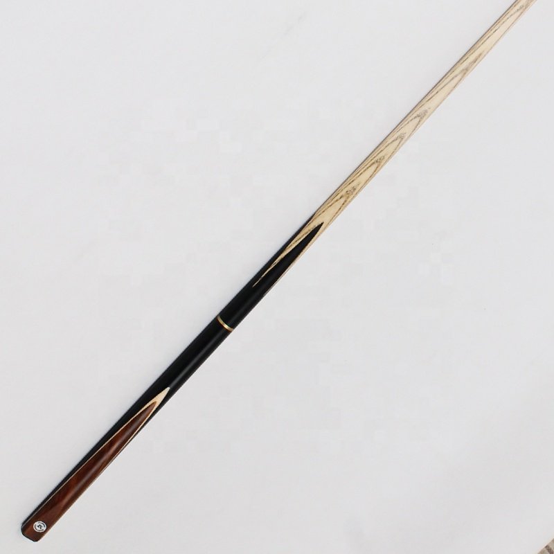 TQG-JX-049 57 Inch White Wax Wood Tip 10mm Solid Wood Three-Quarters Billiard Club Brass Snooker Cue Maple Butt Sleeve Steel