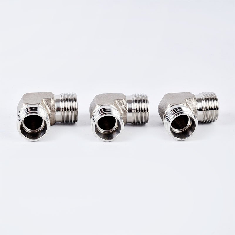 Hydraulic Transition Joint 1C9/1D9 Right Angle Joint Stainless Steel Right Angle Reducing Joint