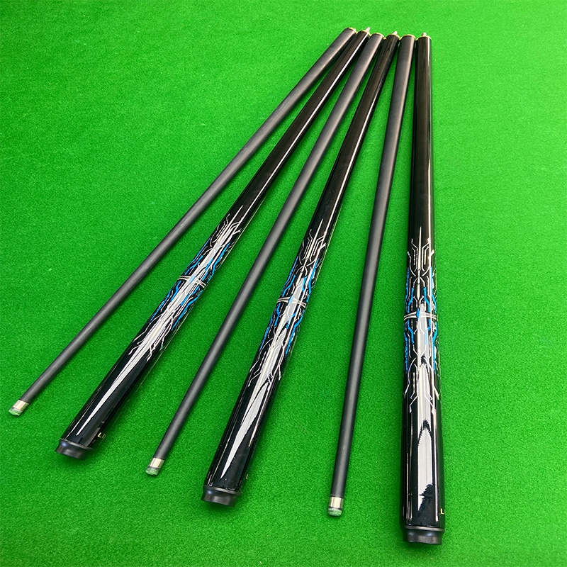 Snooker Pool Cue Highly 10MM Trip Size Carbon Fiber Pool Cue Highly Accurate Graphite Carbon Fiber Pool Cue