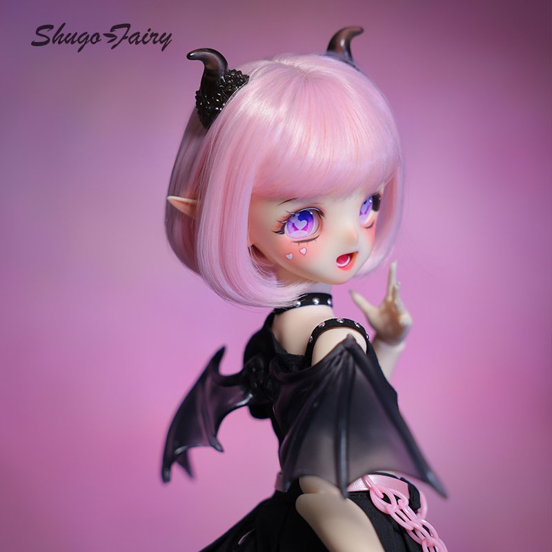 Shuga Fairy 1/4 Chelseabjd Soft Toy Handcrafted Ball Jointed BJD Doll with Sweetheart Girly Face Meat Leg Pure Handicraft Art