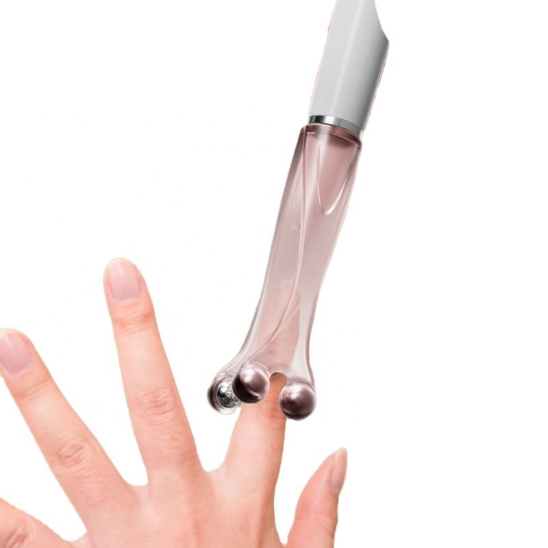 2024 Developed Handheld Clip Four Ball Pressure Meridian Relaxation Blood Circulation Joint Acupoint Finger Massager Roller