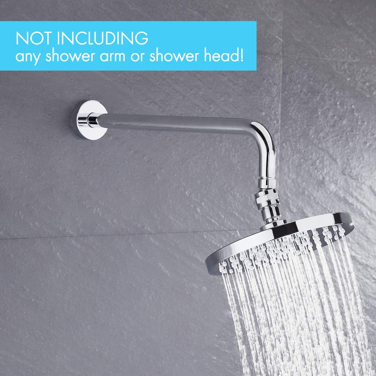 Chrome Shower Connector Ball Joint Shower Head Swivel Ball Adapter Brass