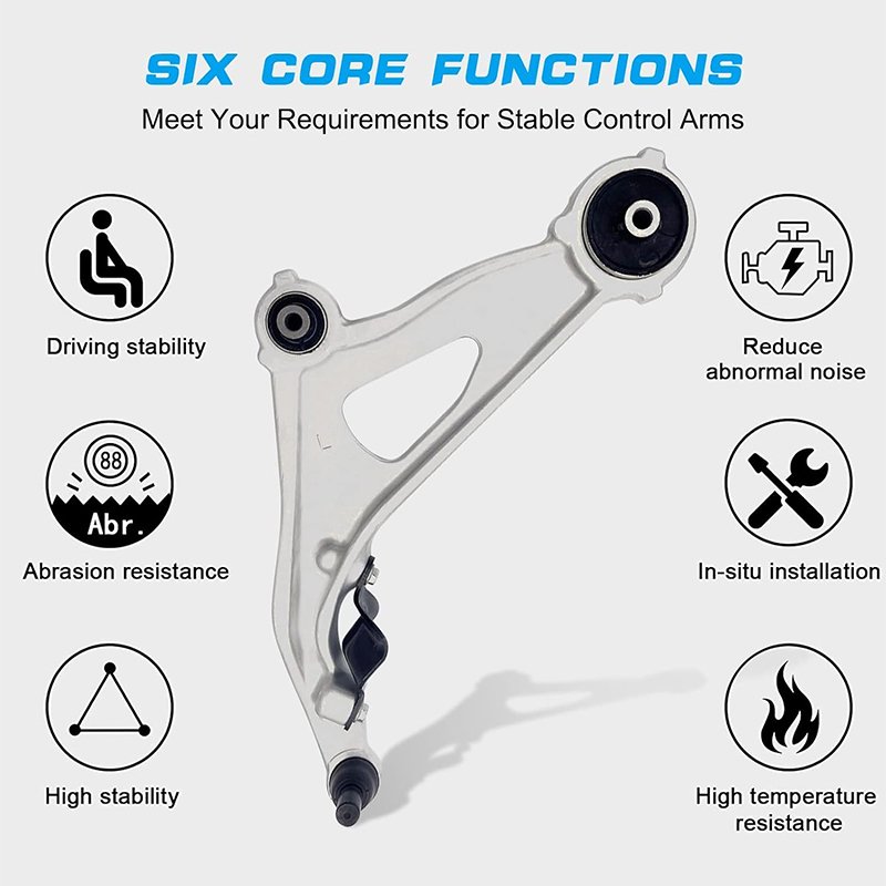 Front Lower Control Arm W/Ball Joints Passenger Side Replacement for 2013-2020 Nissan Pathfinder and 2013-2020 2022 Infiniti