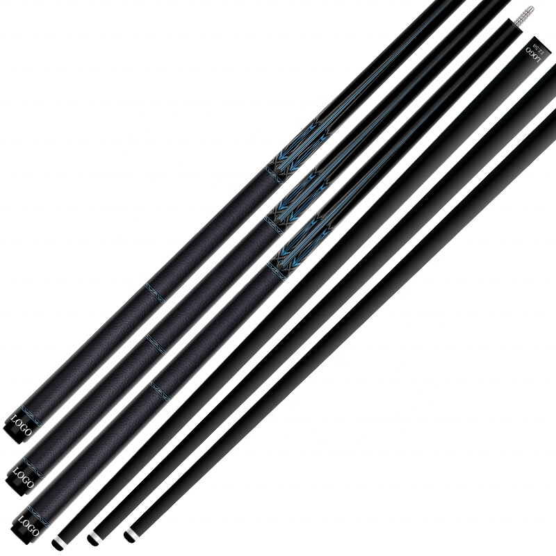 TQG-LC-C11 1/2 Split 12..5mm Maple Butt with Multiple Snooker Joint and Marking Carbon Fiber Pool Cue Billiards Cue