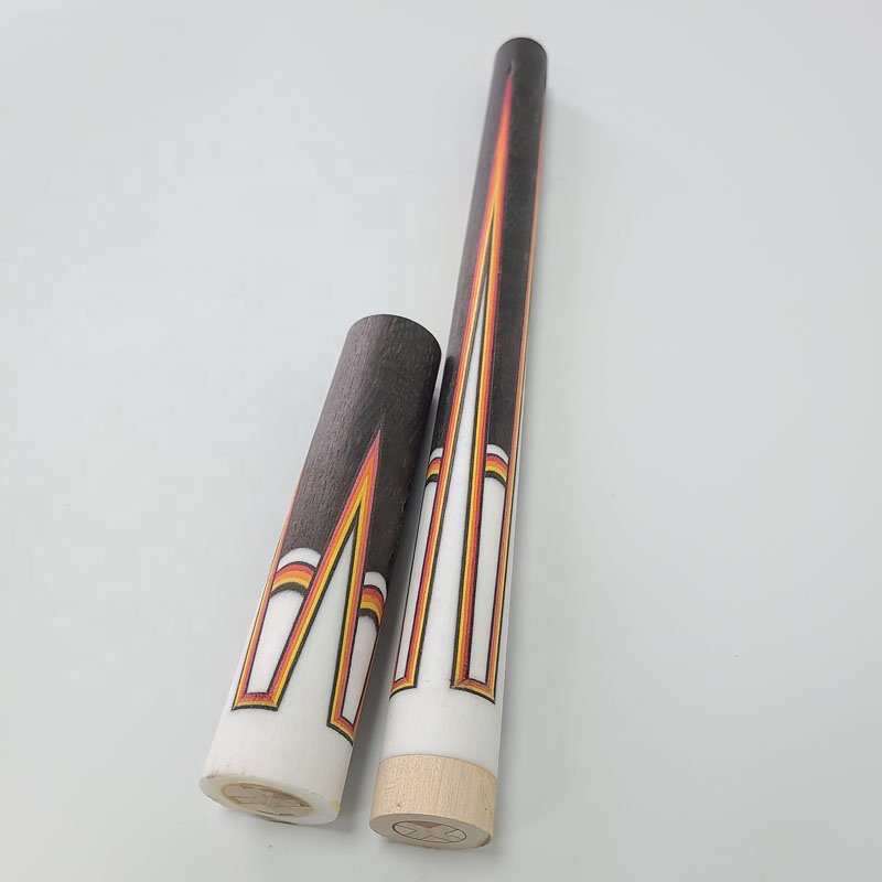 Xmlivet Half-finished Big Rainbow Handmade Inlay Design Pool Cue Butt Sleeves Custom Billiard Sticks for Cue Makers