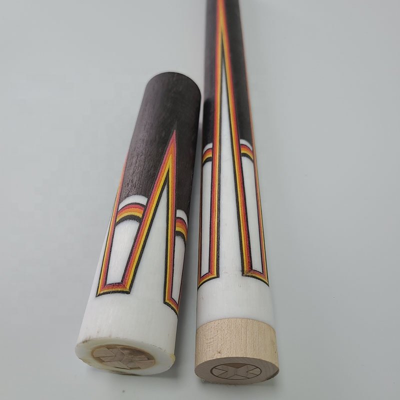 Xmlivet Half-finished Big Rainbow Handmade Inlay Design Pool Cue Butt Sleeves Custom Billiard Sticks for Cue Makers