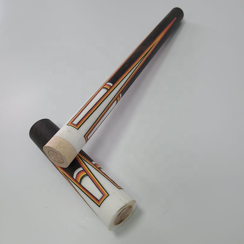 Xmlivet Half-finished Big Rainbow Handmade Inlay Design Pool Cue Butt Sleeves Custom Billiard Sticks for Cue Makers