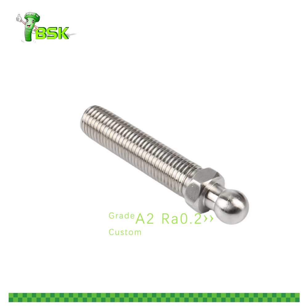 Custom High Quality Ball Head Bolts and Screws 6mm Steel Ball Head Screw Universal Joint with Ball Head Screw High Precision