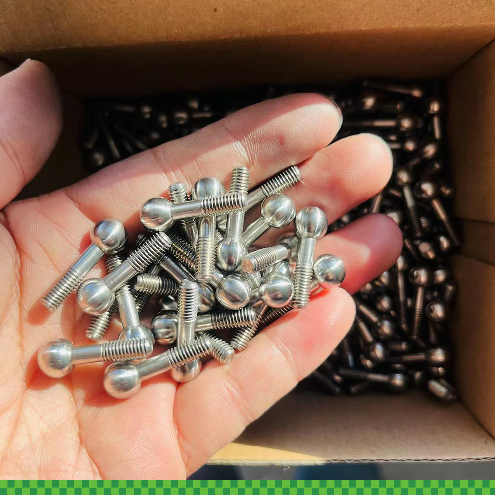 Custom High Quality Ball Head Bolts and Screws 6mm Steel Ball Head Screw Universal Joint with Ball Head Screw High Precision