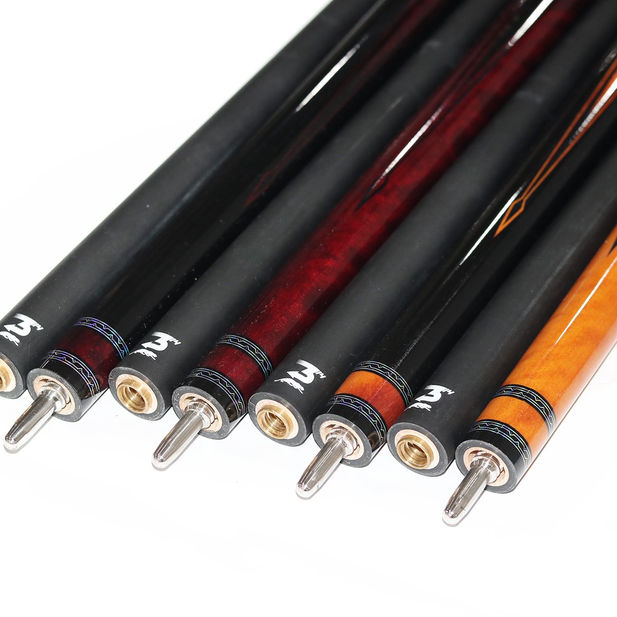 Premium Quality PREOAIDR High-Tech Carbon Fiber Shaft 1/2 Pc Stainless Steel Joint Pool Cue Stick 12.5-13mm Tip for Sale