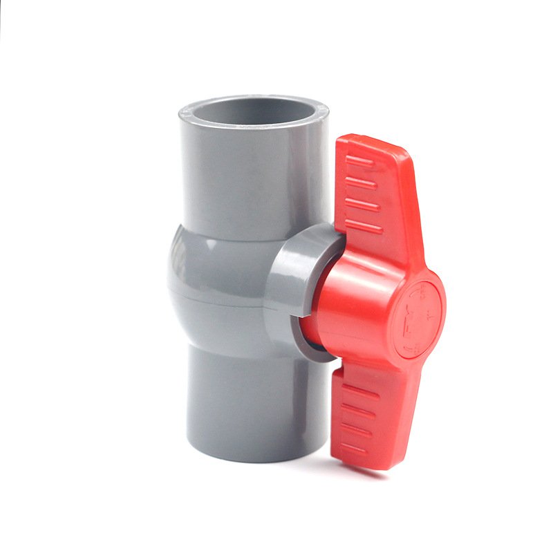 3/4" Grey PVC Ball Valve for Water Supply