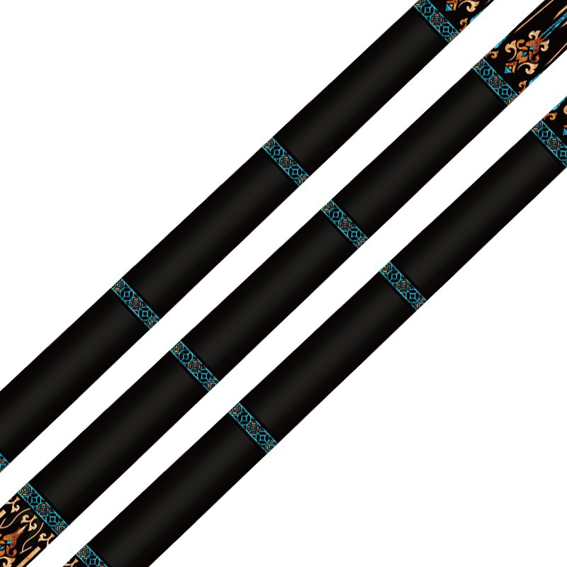 TQG-LC-087 Carbon Fiber Pool Cue Stick 1/2 Split 12..5mm Maple Butt Multiple Snooker Joint Marking Billiards Snooker Players