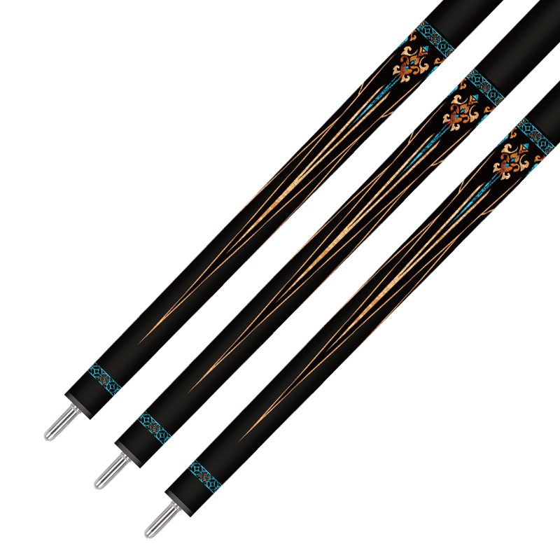TQG-LC-087 Carbon Fiber Pool Cue Stick 1/2 Split 12..5mm Maple Butt Multiple Snooker Joint Marking Billiards Snooker Players