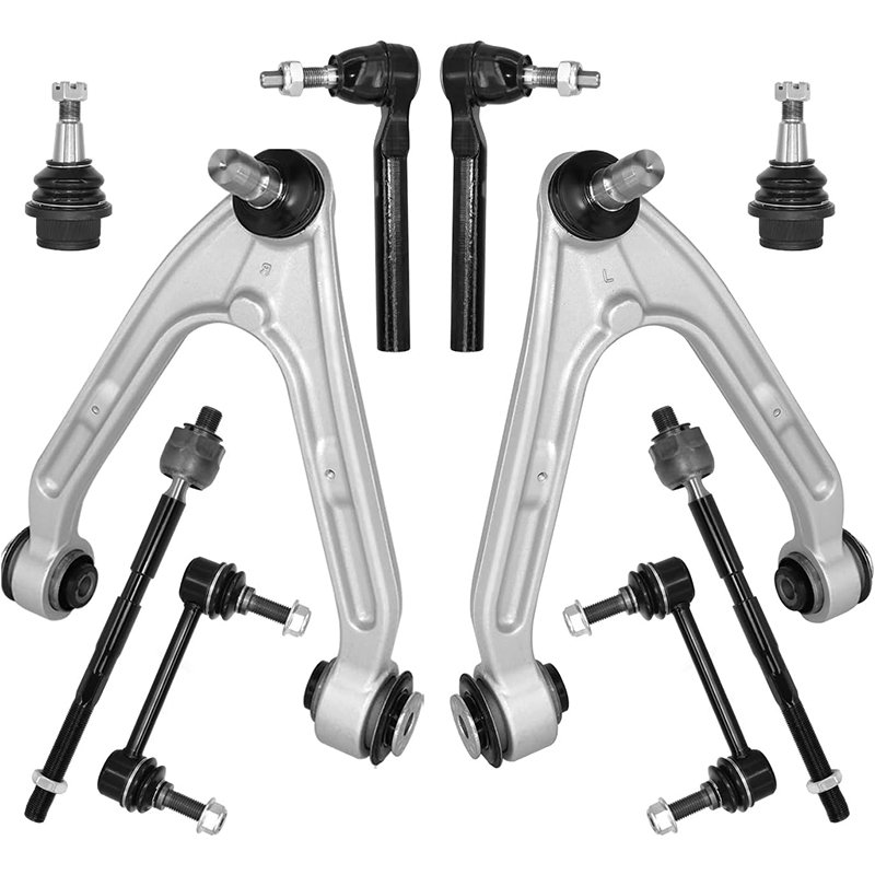 ES800762 Front Lower Control Arm With Ball Joint Sway Bars Links Suspension Kit Replacement for 2006-2010 Hummer