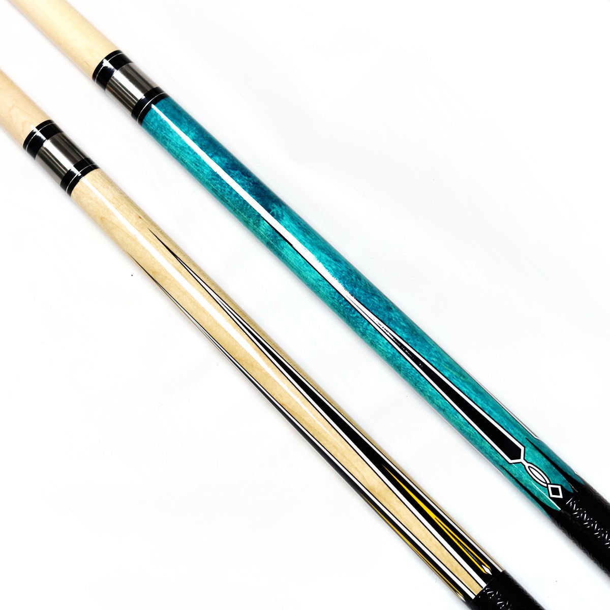 High Quality 57inches 11.5mm Tip 1/2-pc Maple Billiard Pool Cue with Joint Protectors for Sale