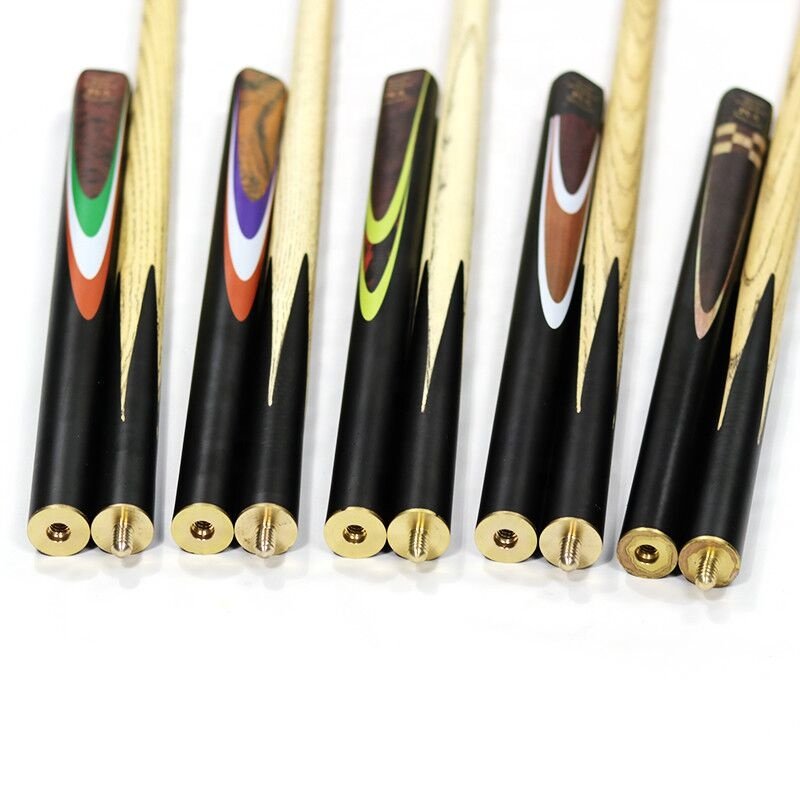Promotion Sale Ash Wood 3/4 Snooker Cue 57" Length Tip 10MM Cue logo JDH or YM by Random for Sale