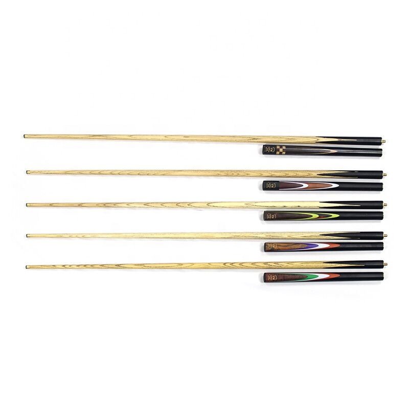 Promotion Sale Ash Wood 3/4 Snooker Cue 57" Length Tip 10MM Cue logo JDH or YM by Random for Sale