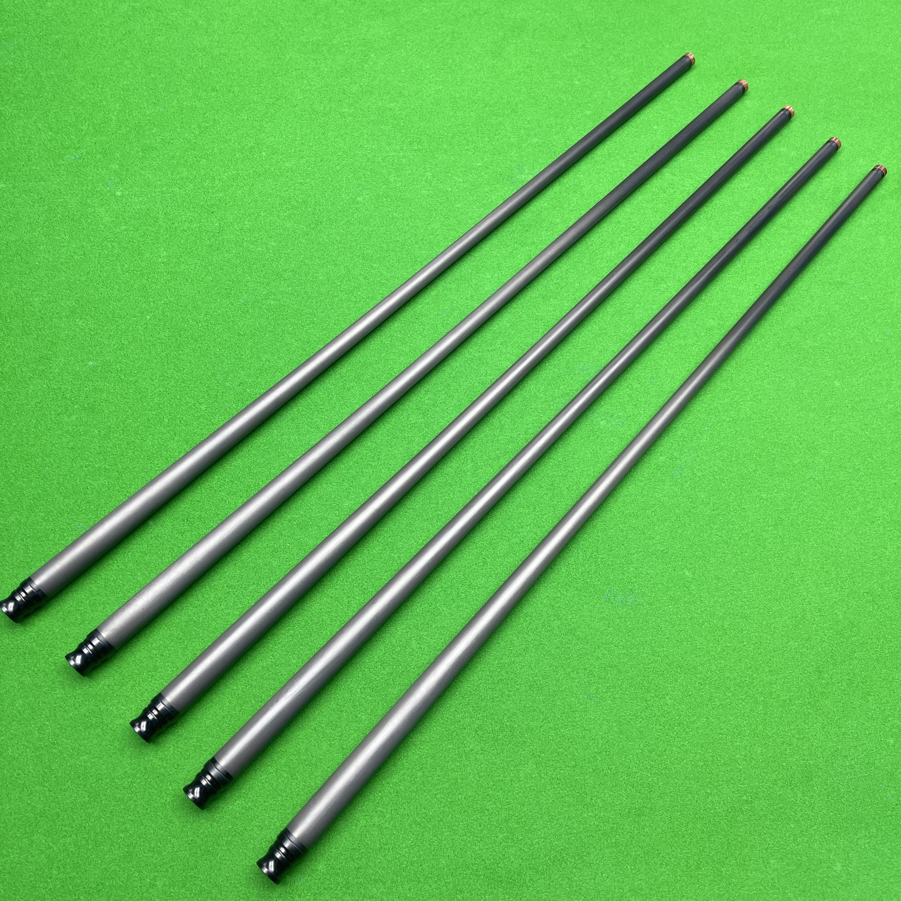 Carbon Fiber Pool Cue Shafts With Joint Low Deflection Carbon Cue Shaft Breaking Shafts