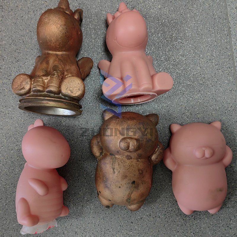 PVC Dolls Rotating Molding Machine Baby Teddy Soft Dolls Toys Products Making Machine
