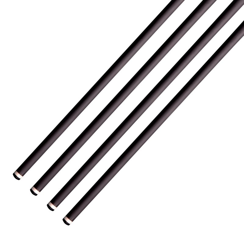 TQG-LC-083 1/2 Split 12..5mm Maple Multiple Designs Steel Joint and Marking Label Butt Carbon Fiber Pool Cue Billiard Stick