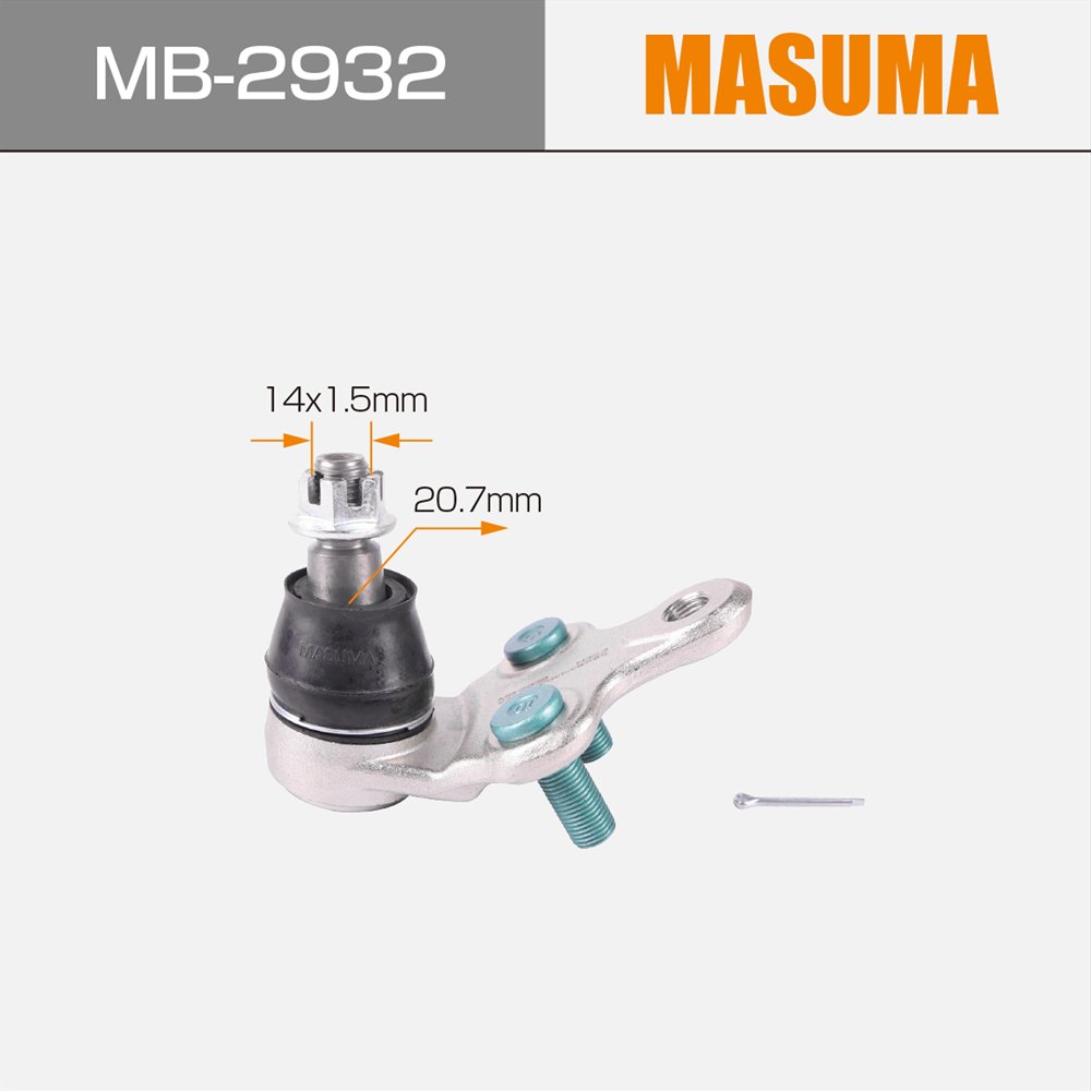 MASUMA MB-2932 Front Lower Ball Joint Suspension Parts High Quality Factory Auto Parts 43330-06020 43330-06021 for TOYOTA CAMRY