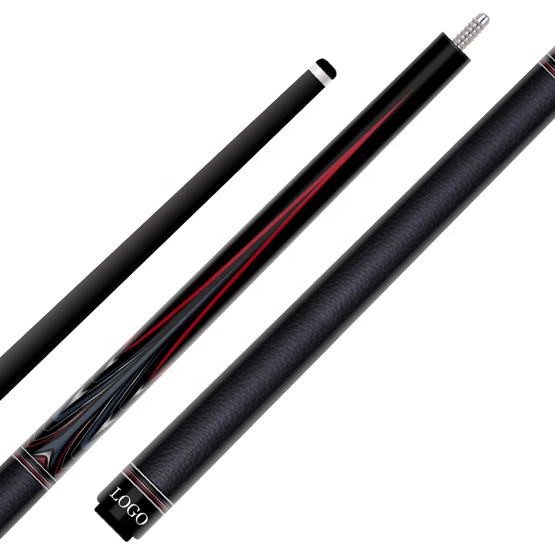 TQG-LC-C01 Pool Cue Stick 1/2 Split 12..5mm Maple Butt Multiple Snooker Joint Marking Billiards Snooker Players Carbon Fiber Cue