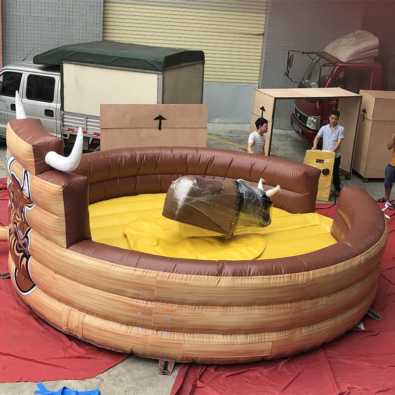 Fun Amusement Park Ride Inflatable Sport Games Shark/penis/ball/camel/horse/can/bull Riding Inflatable Rodeo Game