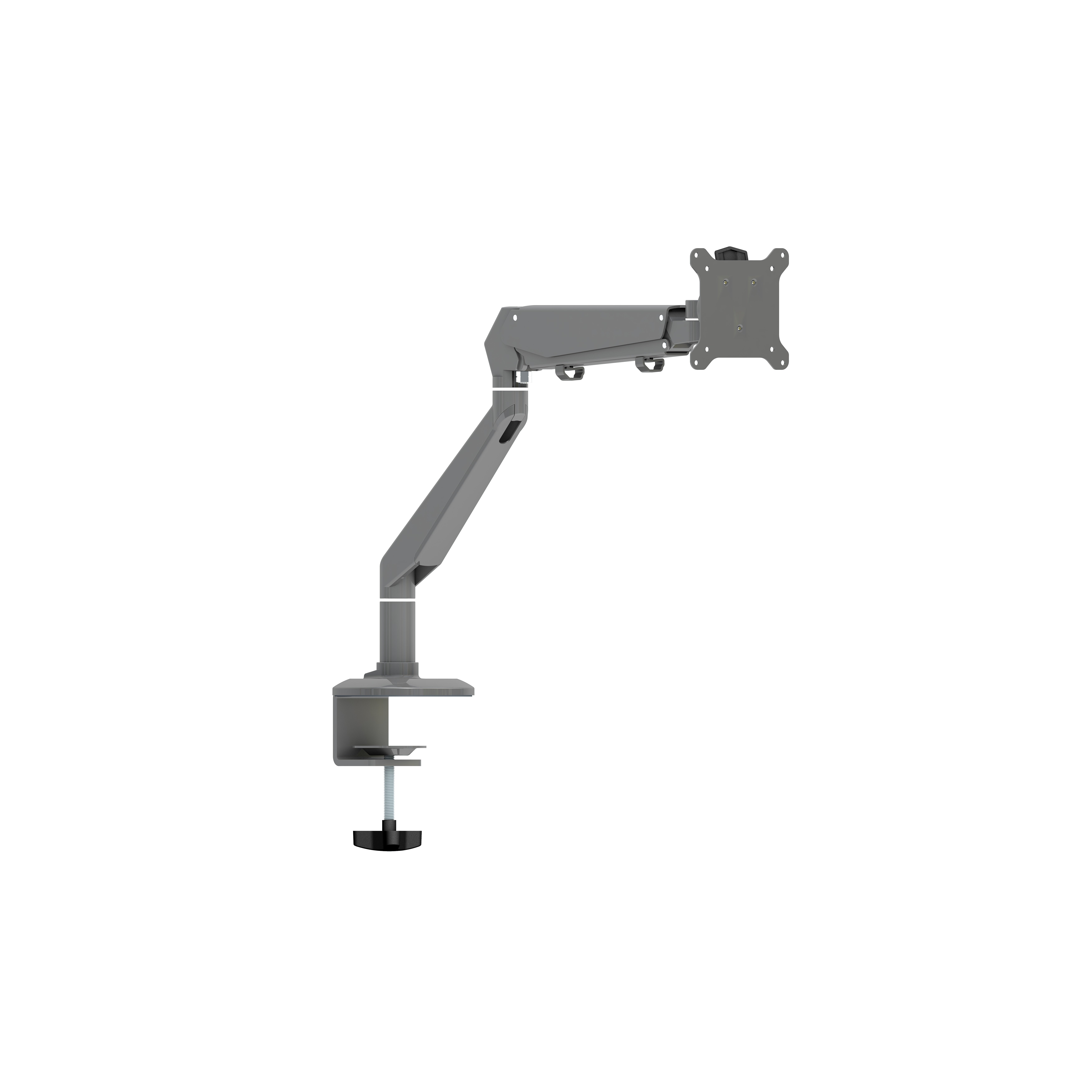 Factory Provided Flexible Quick Release Ball Joint Single LCD Monitor Stand
