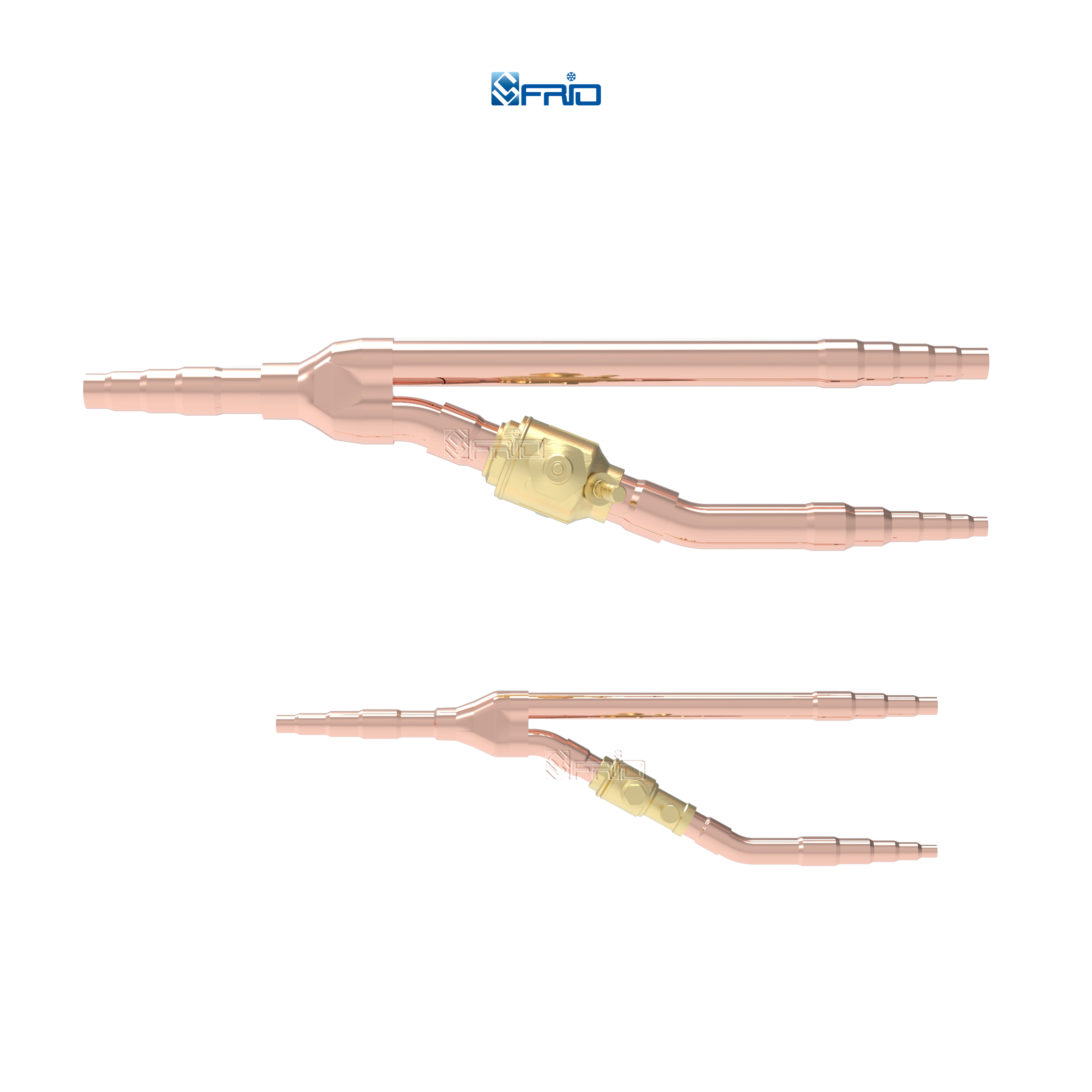 Customized High-Quality Copper Y Joints with Integrated Ball Valve