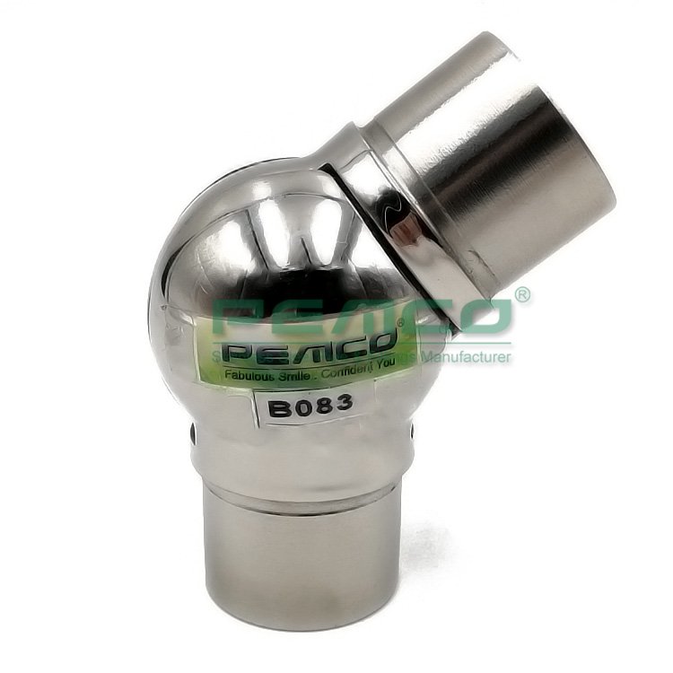 Factory Price Stainless Steel 304 Ball and Socket Joint, Ball Joint Handrail Round Connector for Stair Railings