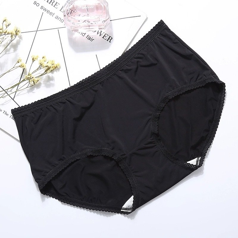 Ladies Underwear Series 31187 High Waist Slim Abdomen Sexy Panty Lace Briefs Thongs Summer Nylon Fabric Logo Short