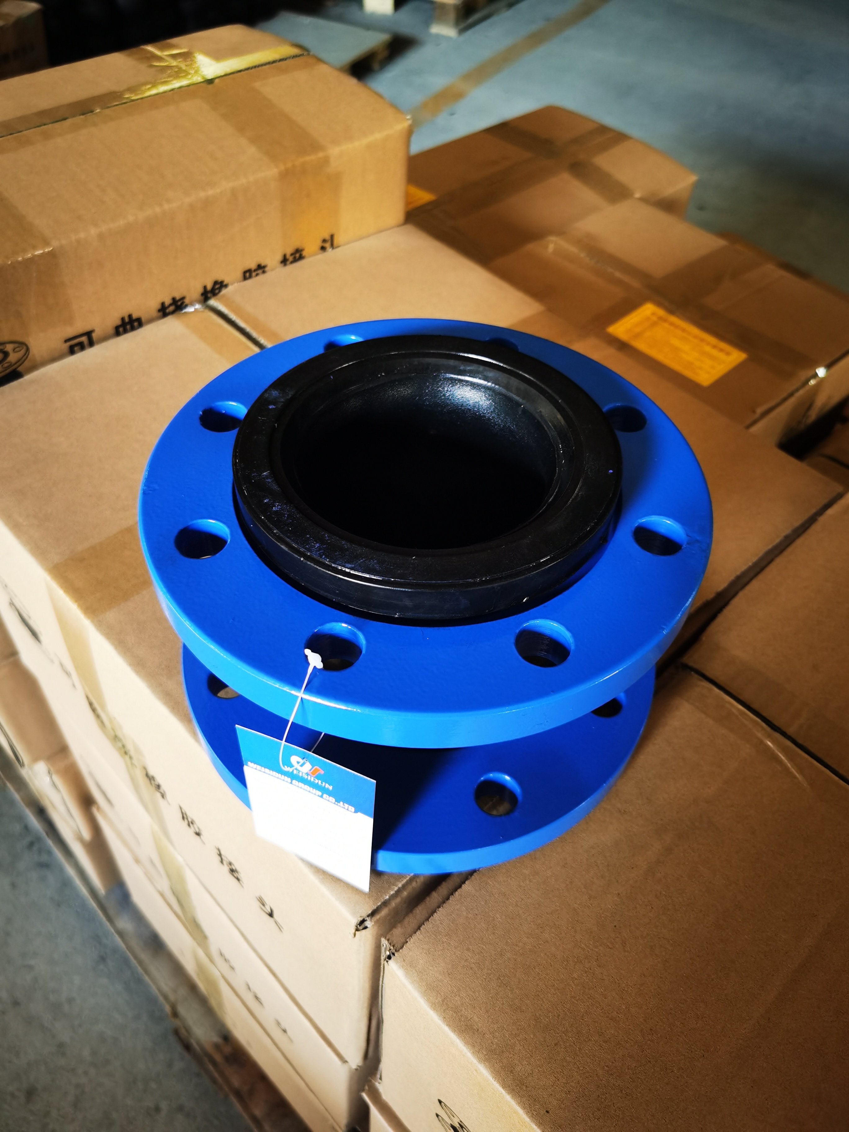 2024 Wesdom Floating Flanged Rubber Joint for Pipe Connector Single Arch Flexible Spray Flange Rubber Joint