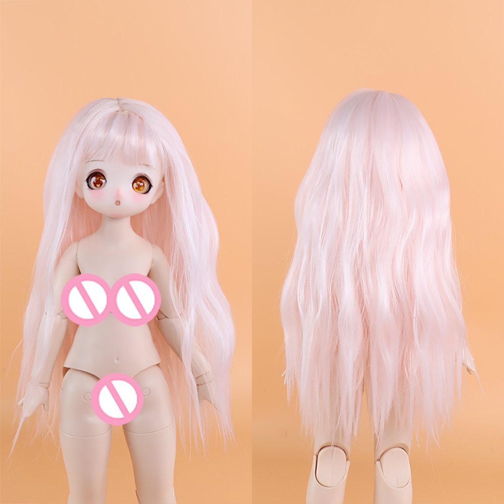 18 Inch BJD Doll Hair Wig High Quality Synthetic Hair for 1/4 Ball -Jointed Doll Accessories