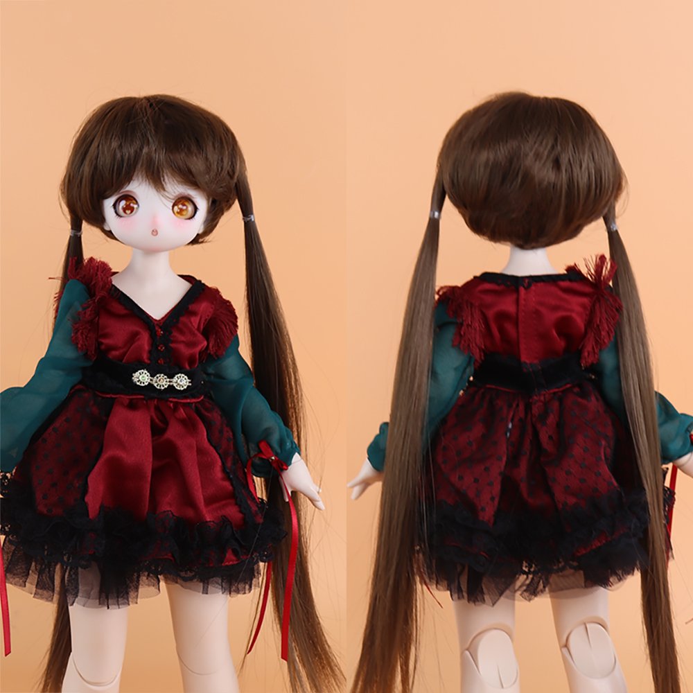 18 Inch BJD Doll Hair Wig High Quality Synthetic Hair for 1/4 Ball -Jointed Doll Accessories