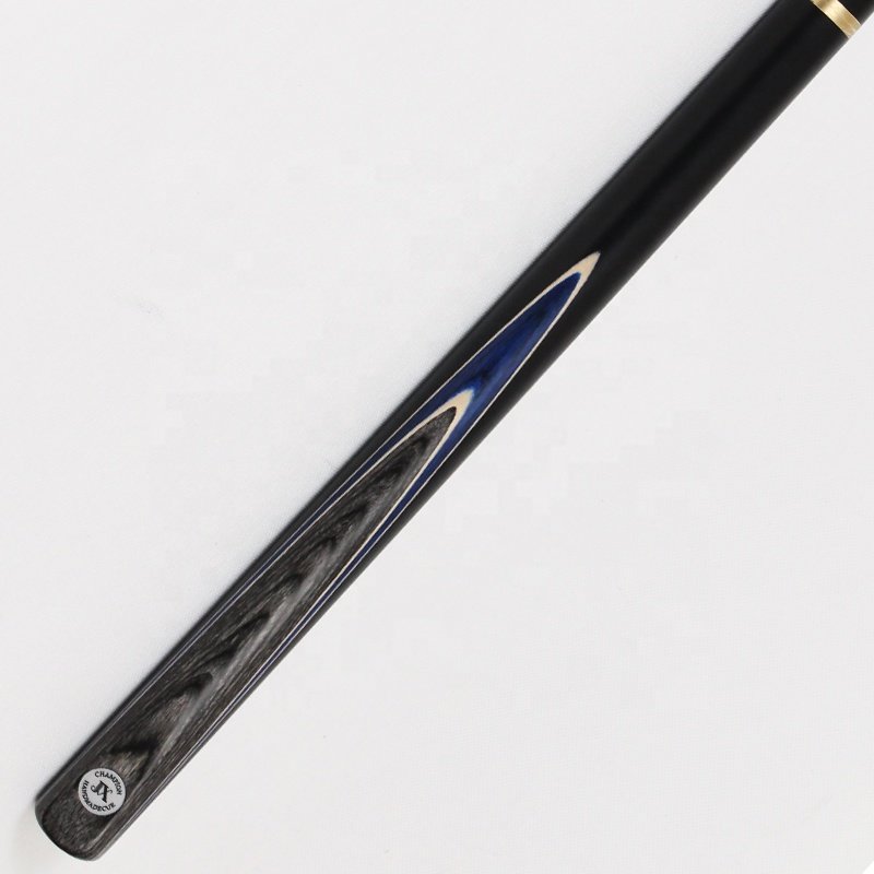TQG-JX-052 Custom Ebony Snooker Cue Stick Handmade 3/4 Style with High Quality Ash Material Maple Butt Sleeve and 10mm Tip