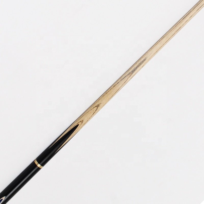 TQG-JX-052 Custom Ebony Snooker Cue Stick Handmade 3/4 Style with High Quality Ash Material Maple Butt Sleeve and 10mm Tip