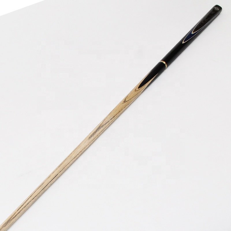 TQG-JX-052 Custom Ebony Snooker Cue Stick Handmade 3/4 Style with High Quality Ash Material Maple Butt Sleeve and 10mm Tip