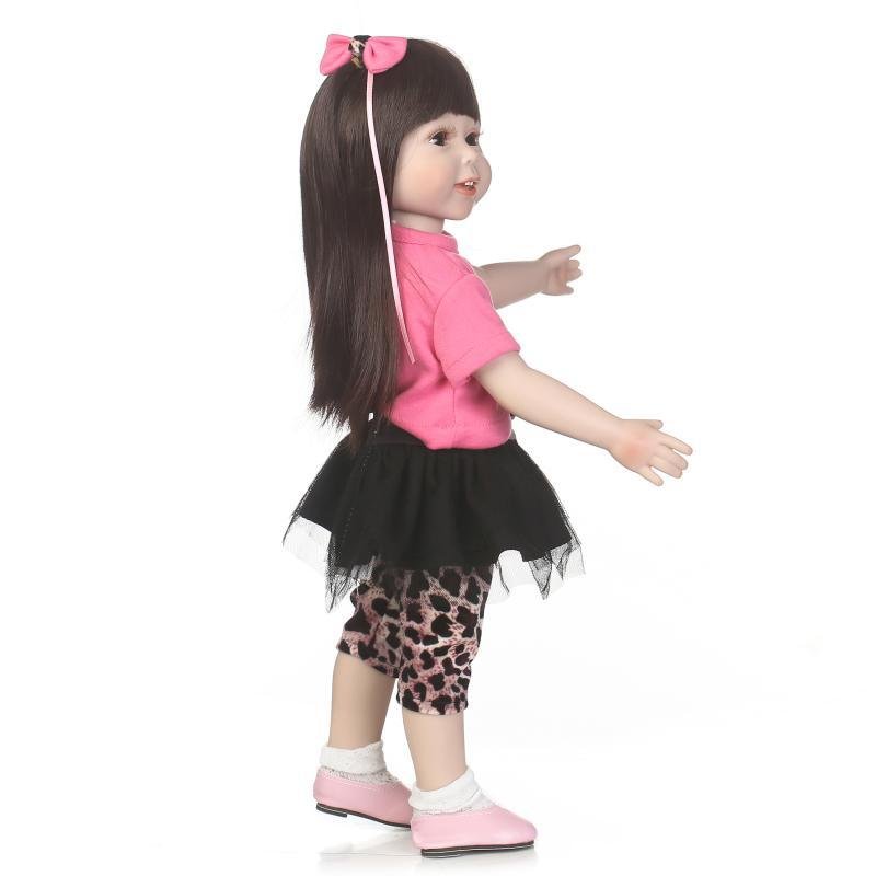 NPK 18 Inch/45 cm BJD Dolls Lifelike Long Hair Reborn Doll Kids Toy Ball Jointed Doll