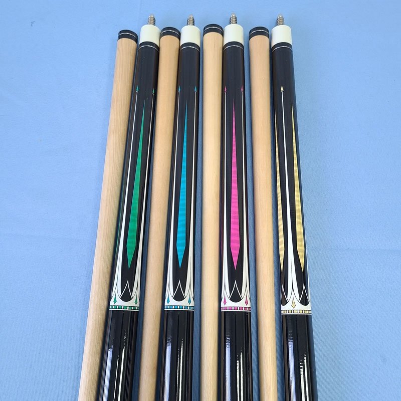 New Arrival Cheap Price Xmlivet 58inch+13mm Tip Size Maple Wood 3/8-18 Joints Billiard Cues 1/2 Split Pool Cues Custom Cue Stick