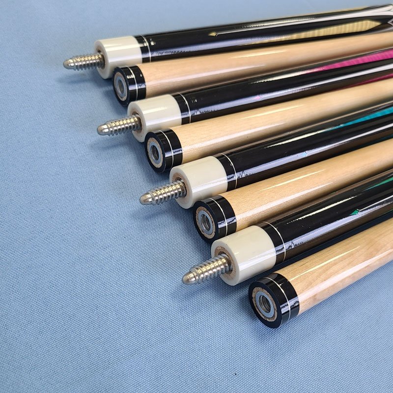 New Arrival Cheap Price Xmlivet 58inch+13mm Tip Size Maple Wood 3/8-18 Joints Billiard Cues 1/2 Split Pool Cues Custom Cue Stick
