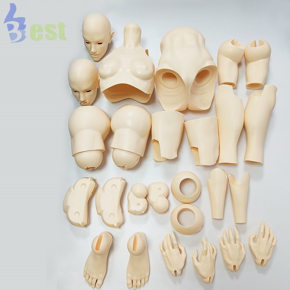Custom Makeable Simulation Plastic Toy BJD Flexible Joints Adjustable Ball Jointed Doll Boys and Girls