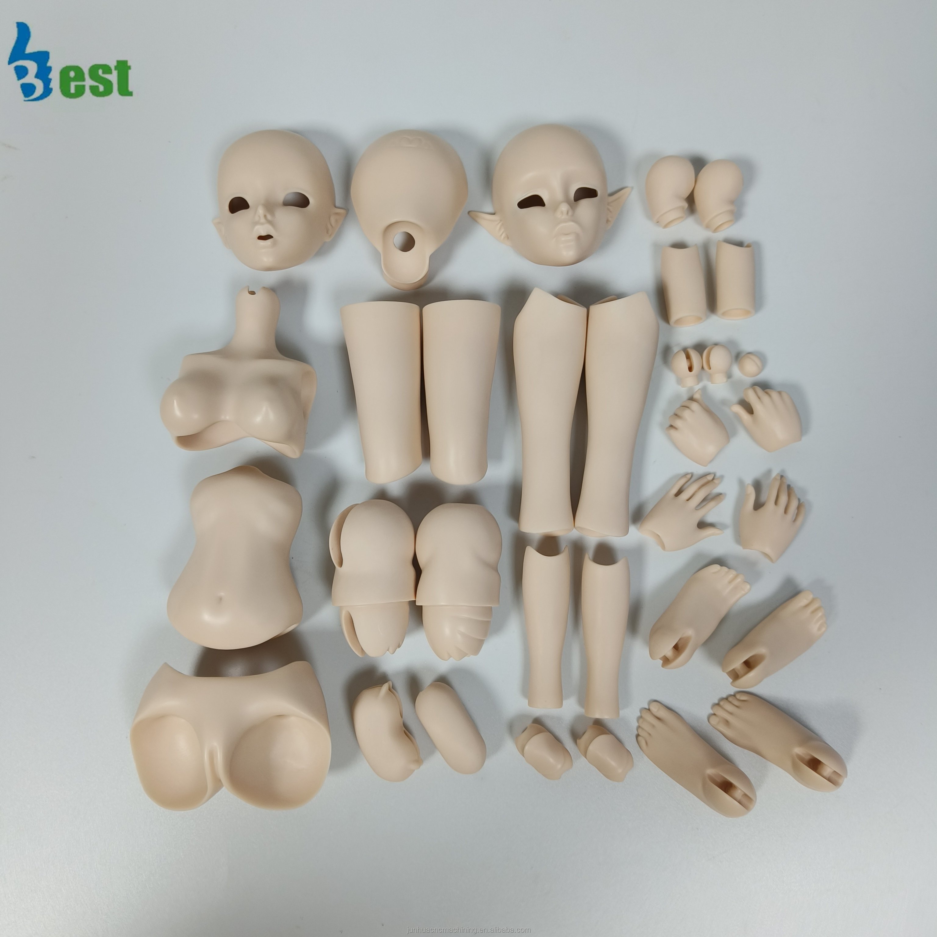Custom Makeable Simulation Plastic Toy BJD Flexible Joints Adjustable Ball Jointed Doll Boys and Girls