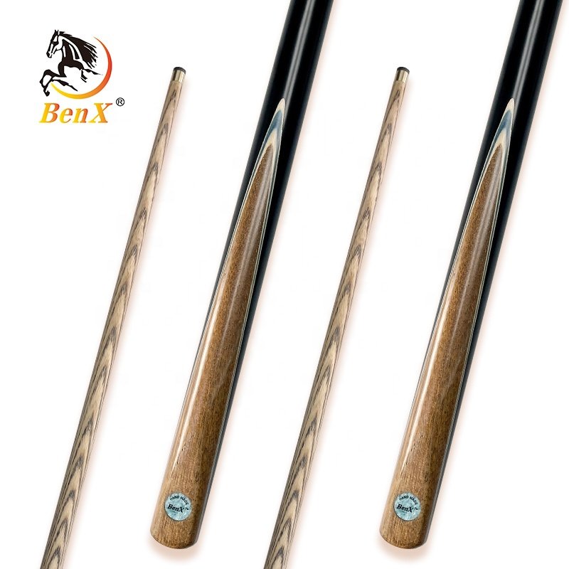 BenX B-2 3/4 Snooker Cue Hard Ash Wood Pool Cue with Extension