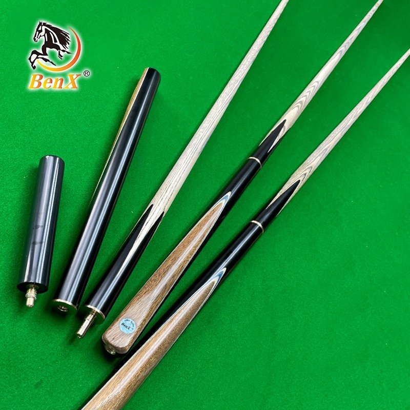 BenX B-2 3/4 Snooker Cue Hard Ash Wood Pool Cue with Extension