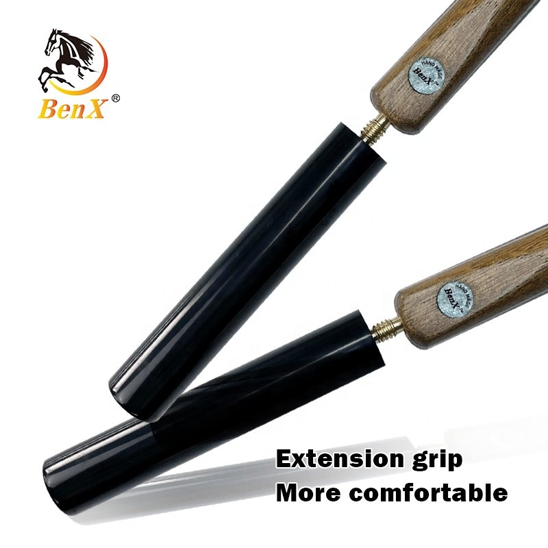BenX B-2 3/4 Snooker Cue Hard Ash Wood Pool Cue with Extension