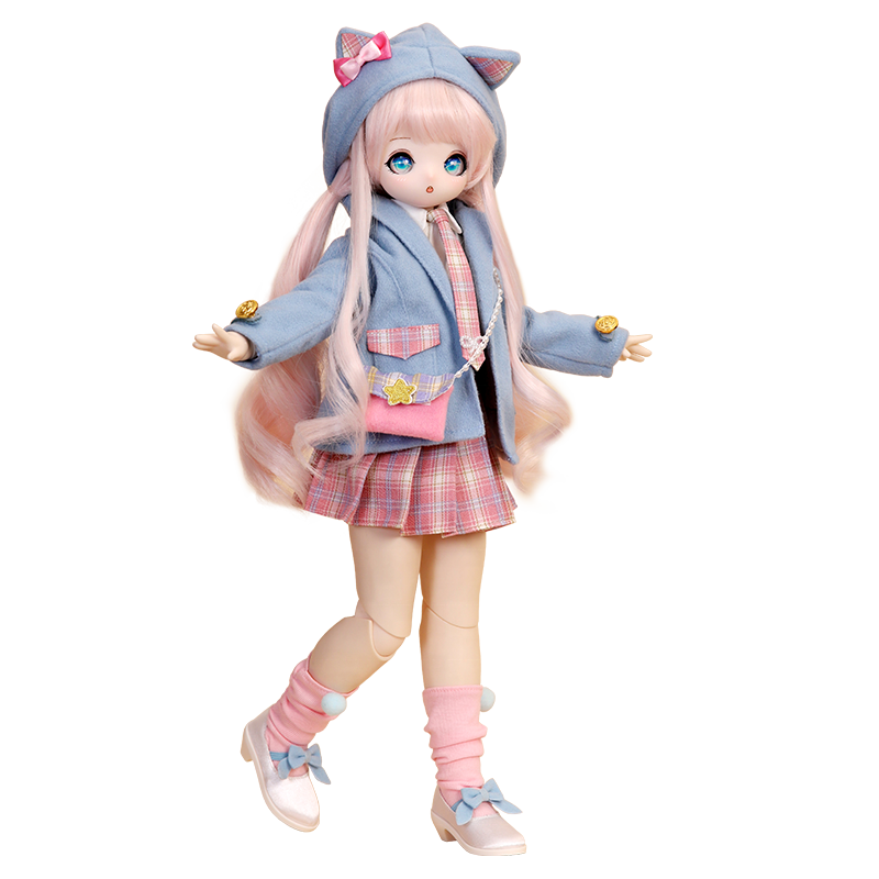 DBS 40cm Plastic Anime SD Bjd Doll 1/4 Nude Dolls with Customized Clothing Jointed Girl Dolls